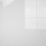 Merola Tile Solido Blanco Brillo 12-3/8 in. x 24-7/8 in. Ceramic Wall Tile (15.42 sq. ft. / case)