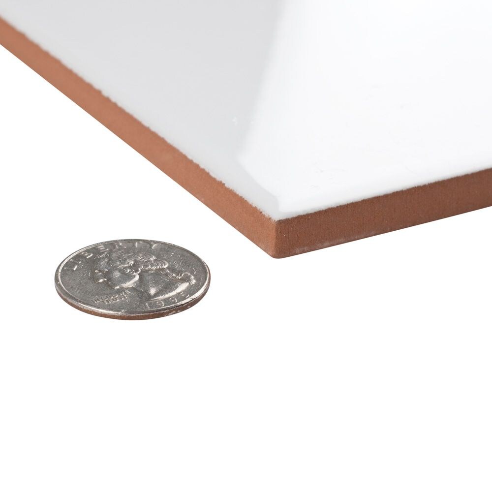 Merola Tile Solido Blanco Brillo 12-3/8 in. x 24-7/8 in. Ceramic Wall Tile (15.42 sq. ft. / case)
