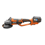 RIDGID 18V OCTANE Cordless Brushless 7 in. Dual Angle Grinder Kit with (1) OCTANE Bluetooth 3.0Ah Battery and Charger