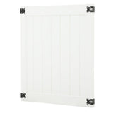 Veranda Pro Series 4 ft. W x 5 ft. H White Vinyl Woodbridge Privacy Fence Gate