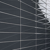 Axelle Storm Gray 3D Glossy Ceramic Subway Tile - 3x12