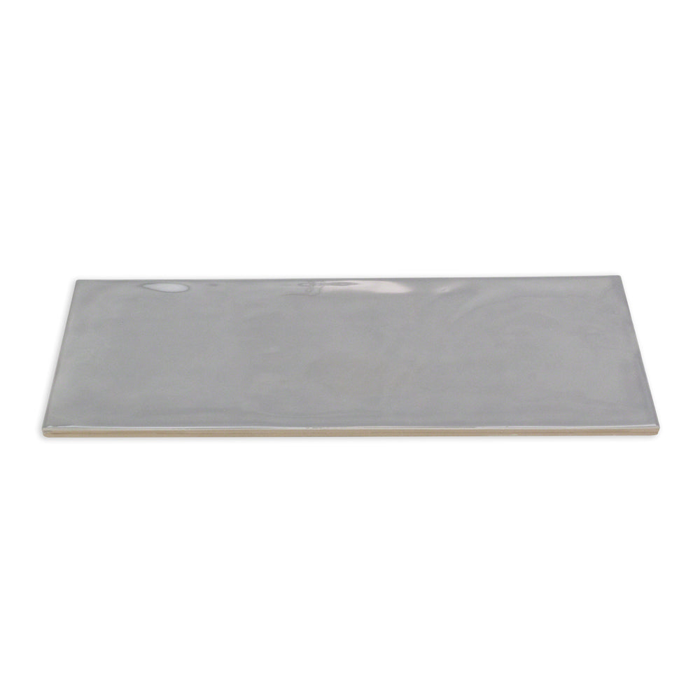 Santa Monica Gray 4x12 Polished Ceramic Subway Tile