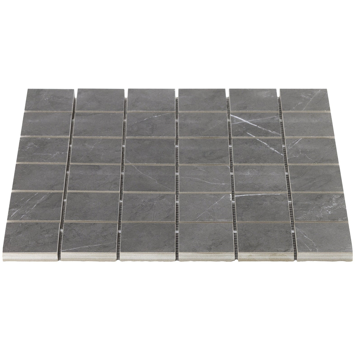 Lux Tile Amani Gray 2x2 Matte Porcelain Mosaic Tile