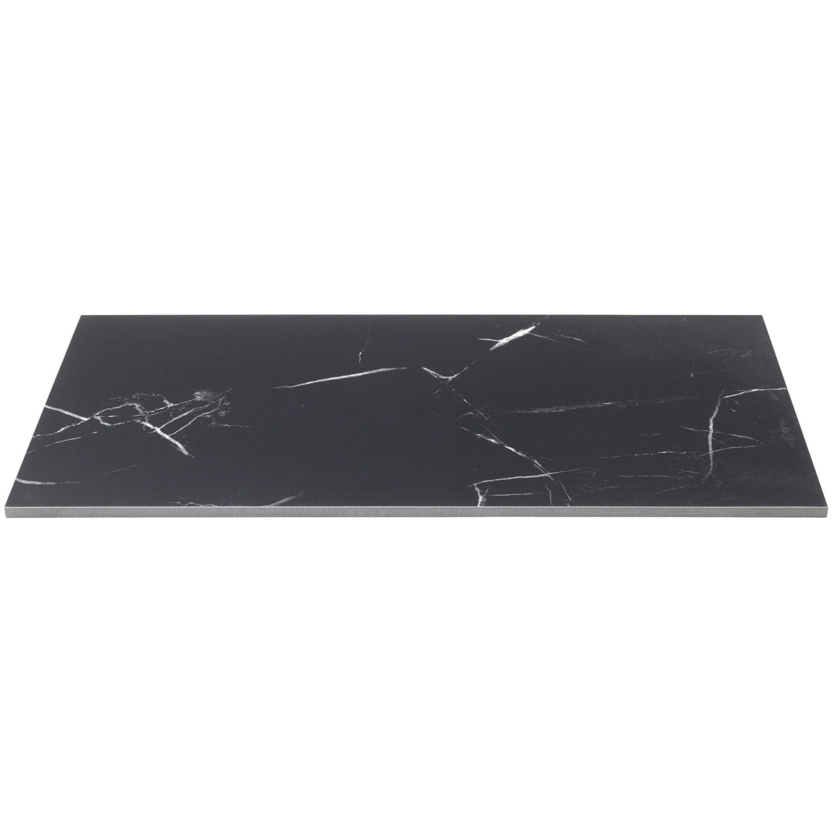 Marble Tech Port Laurent Black 12x24 Matte Porcelain Tile - Lux Tile
