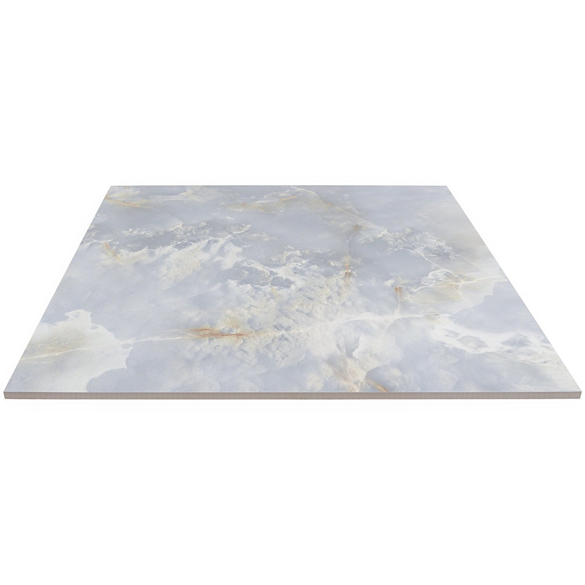 Tilebar Lumina Onyx Caspian Blue 24x24 Polished Porcelain Tile