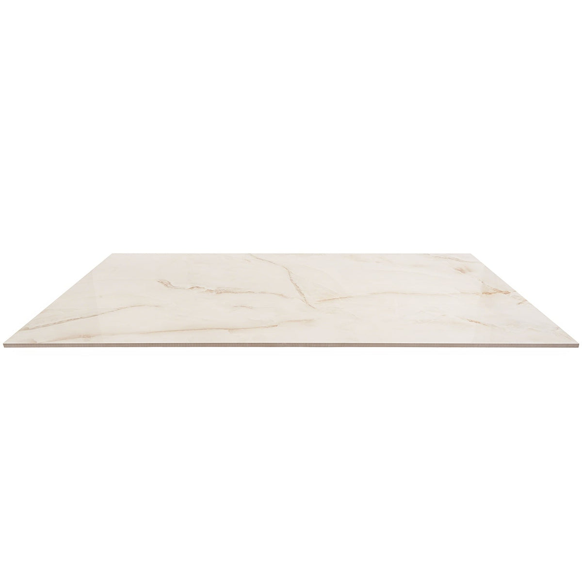 Lux Tile Lumina Onyx Pearl Beige 24x48 Polished Porcelain Tile
