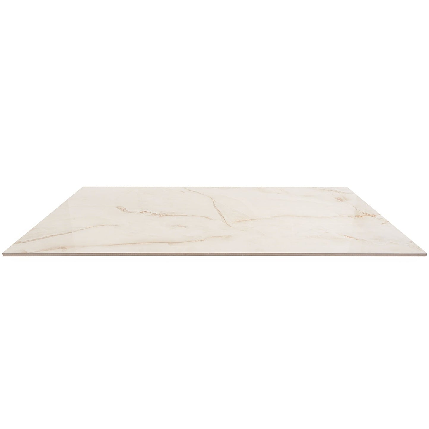 Lux Tile Lumina Onyx Pearl Beige 24x48 Polished Porcelain Tile