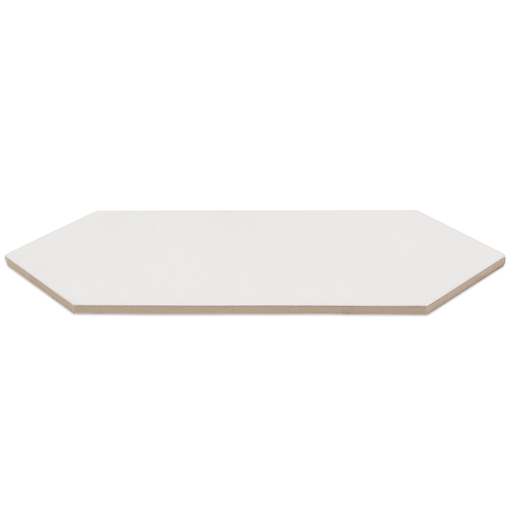 Lux Tile Aliante White 4x12 Picket Matte Porcelain Tile