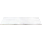 Gentle Waves White 12x36 Polished Ceramic Wall Tile