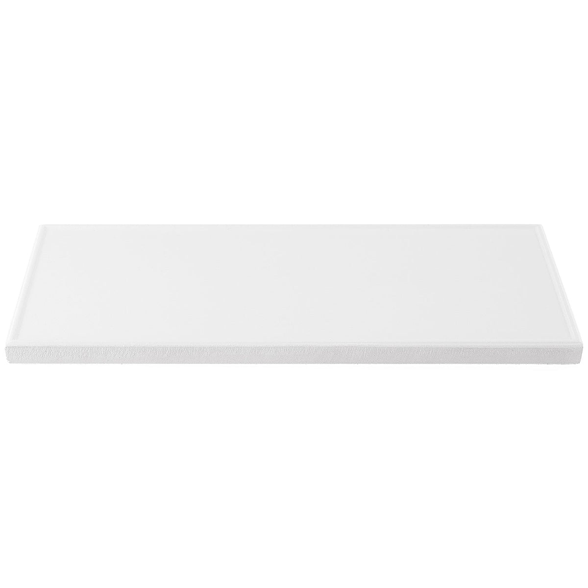 Stacy Garcia Maddox Frame White 4x8 Matte Ceramic Subway Tile