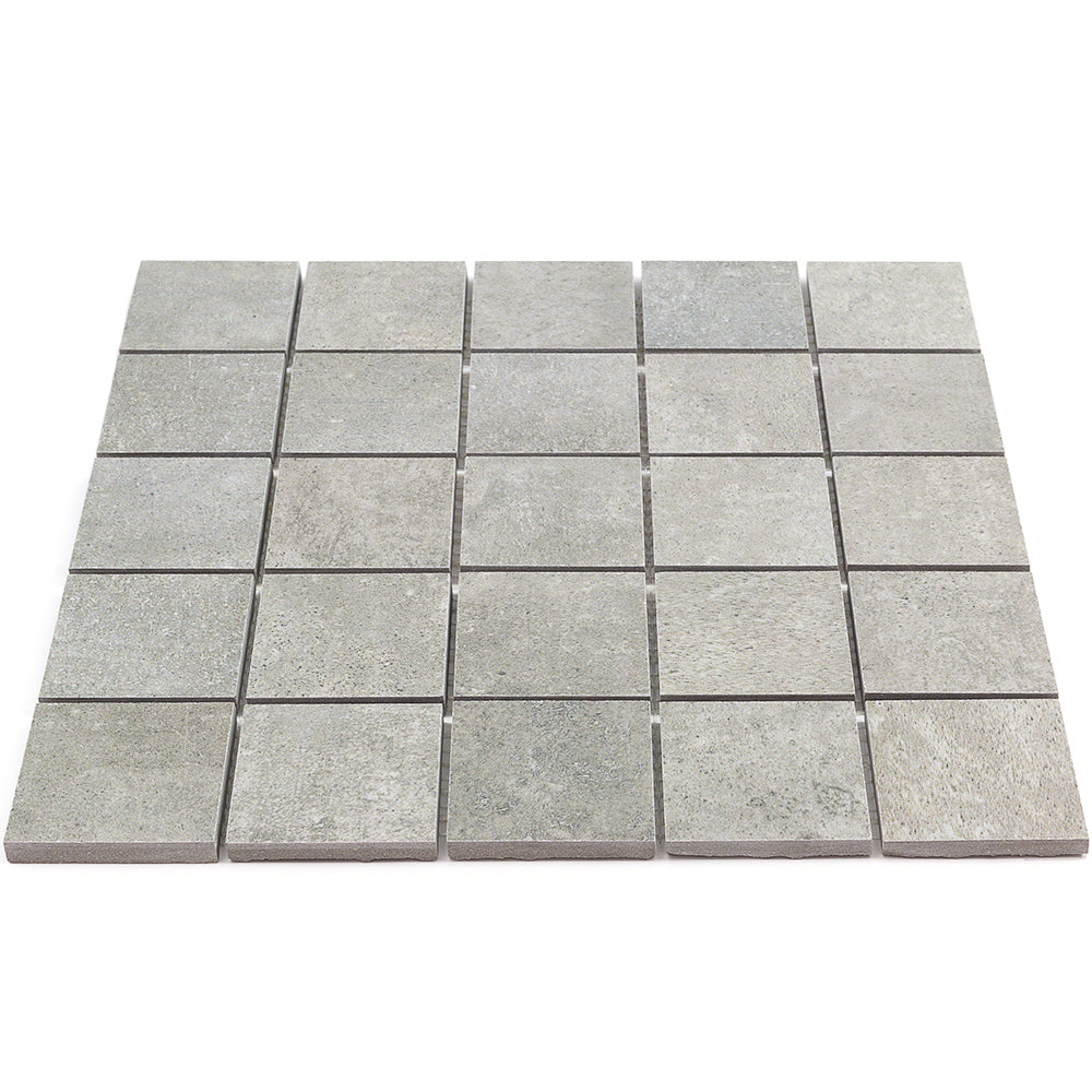 Marbella Greige 2x2 Matte Porcelain Mosaic Tile - Lux Tile