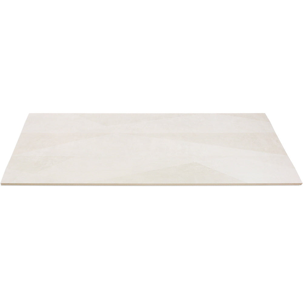 Instinct Murmur Canvas Beige 12x32 3D Matte Ceramic Wall Tile
