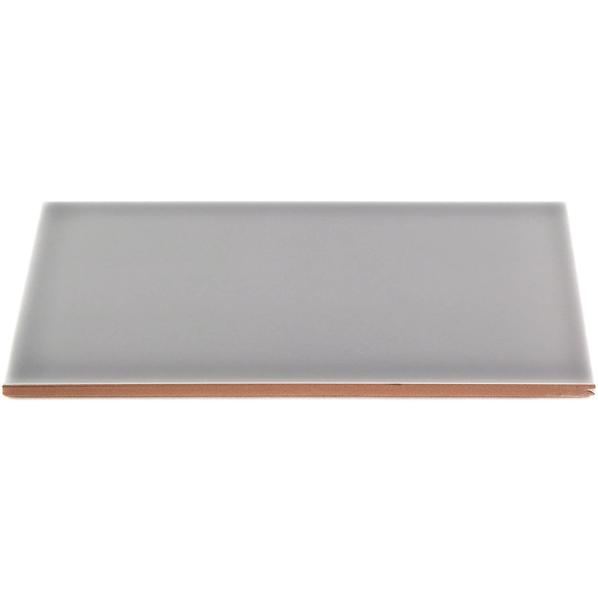 Vector Gris Gray 4x8 Polished Ceramic Subway Tile