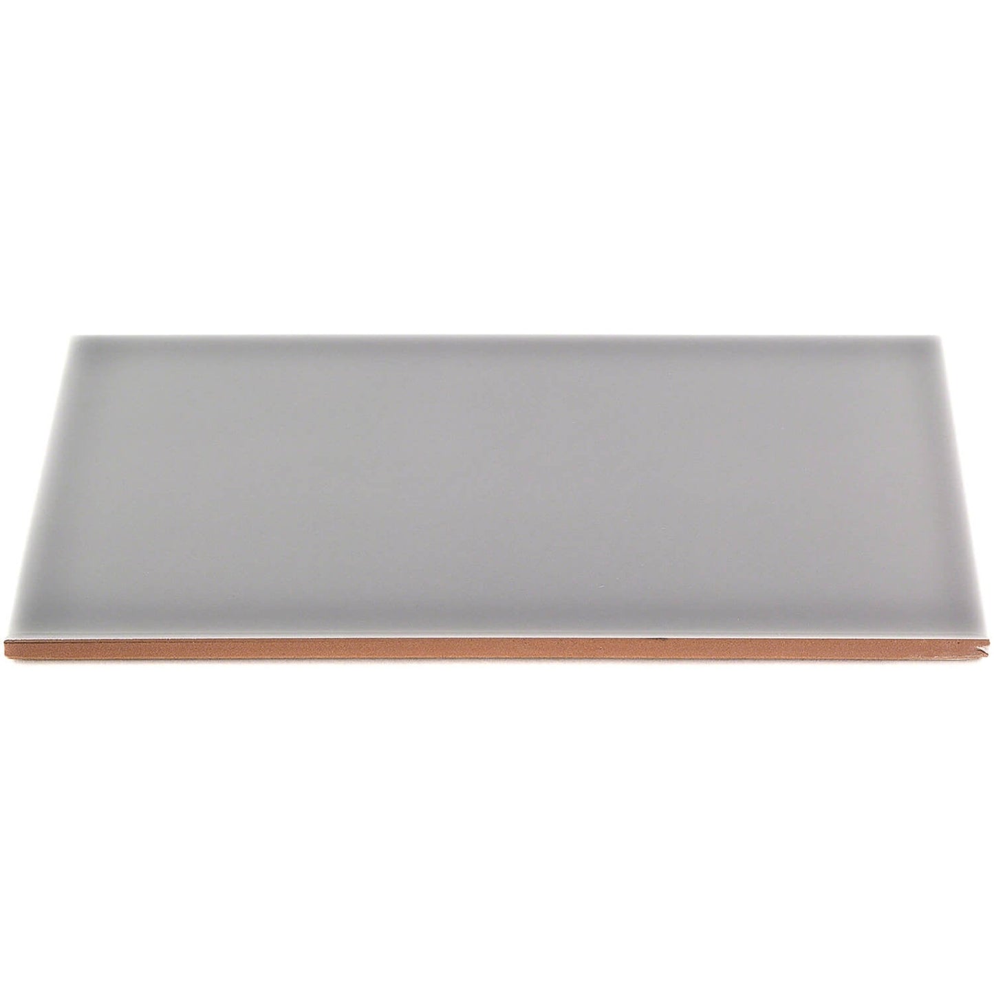 Vector Gris Gray 4x8 Polished Ceramic Subway Tile