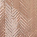 Lux Tile Paint Terracotta Brown 3x16 Glossy Porcelain Subway Tile