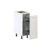 J COLLECTION 12 in. W x 34.5 in. H x 24 in. D Littleton Painted Gray Recessed Assembled Pull-Out Right Spice Rack Kitchen Cabinet