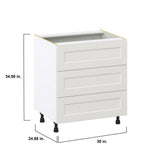 J COLLECTION Littleton 90 in. W x 89.5 in. H x 24 in. D Painted Light Gray Shaker Assembled Base Office Cabinet Bundle