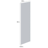 J COLLECTION Littleton 101 in. W x 89.5 in. H x 24 in. D Painted Light Gray Shaker Assembled Laundry Cabinet Bundle