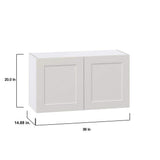 J COLLECTION Littleton 101 in. W x 89.5 in. H x 24 in. D Painted Light Gray Shaker Assembled Laundry Cabinet Bundle