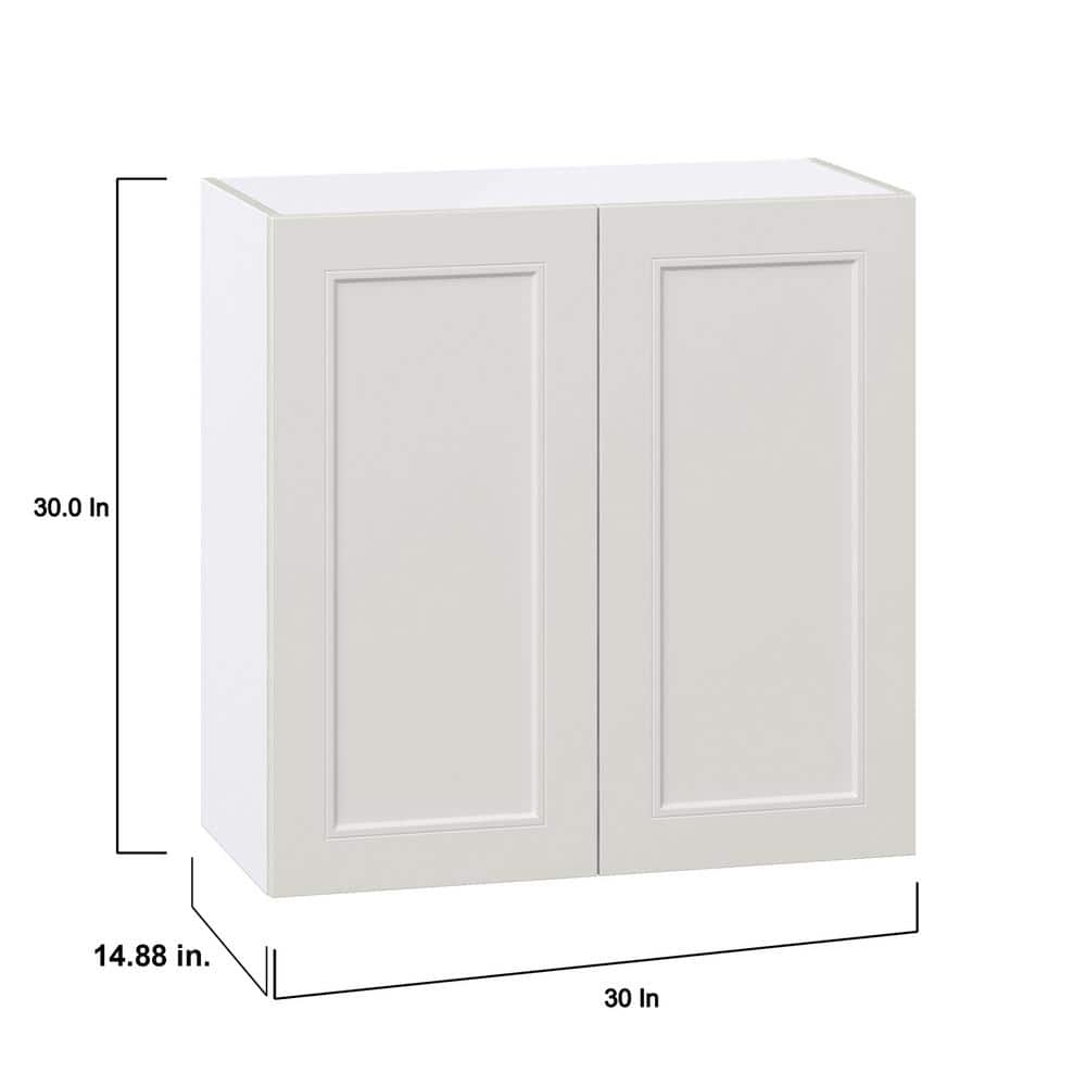 J COLLECTION Littleton 101 in. W x 89.5 in. H x 24 in. D Painted Light Gray Shaker Assembled Laundry Cabinet Bundle