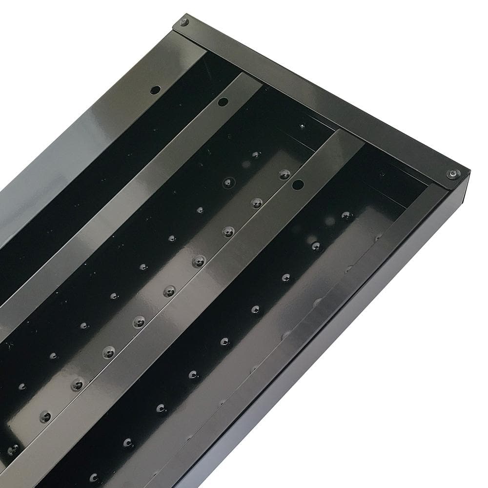 Pylex 11 in. x 36 in. Steel Stair Tread in Black