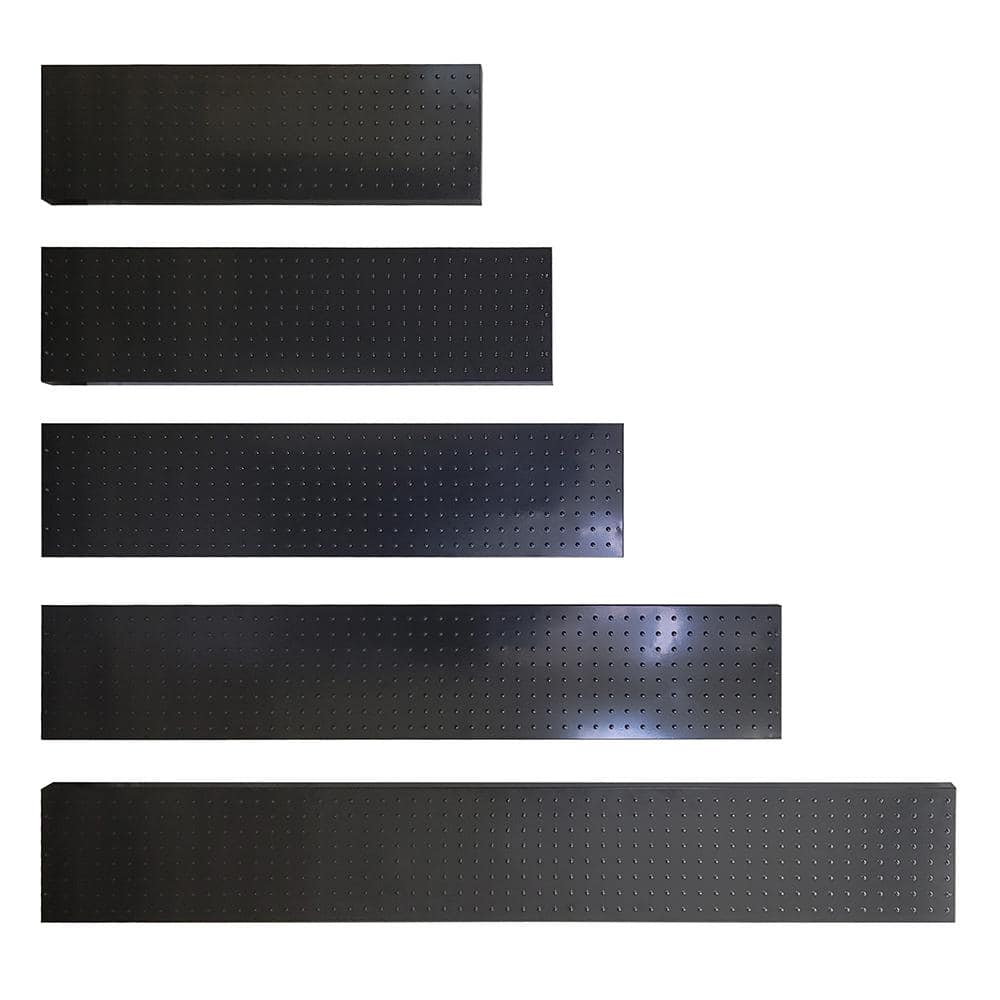 Pylex 11 in. x 36 in. Steel Stair Tread in Black