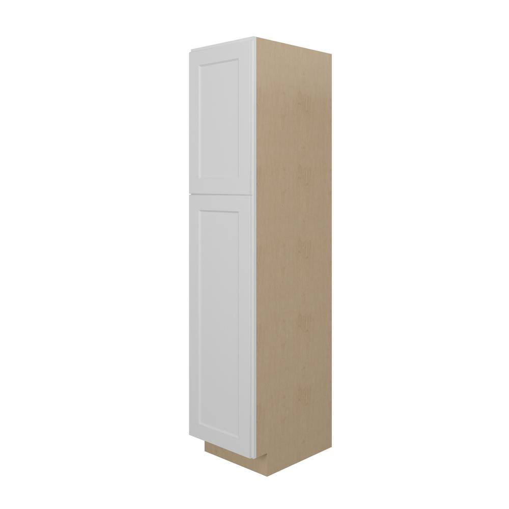 Norfolk Assembled 18 in. W x 84 in. H x 24 in. D Plywood Pantry Cabinet in Painted White