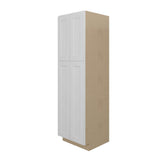 Norfolk Assembled 24 in. W x 84 in. H x 24 in. D Plywood Pantry Cabinet in Painted White