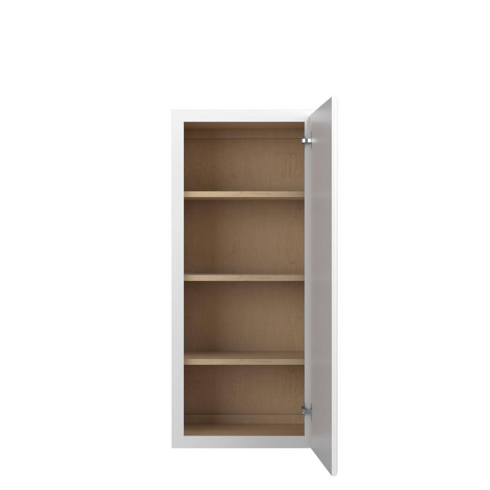 Norfolk Assembled 18 in. W x 42 in. H x 12 in. D Plywood Wall Cabinet in Painted White