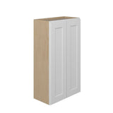 Norfolk Assembled 24 in. W x 42 in. H x 12 in. D Plywood Wall Cabinet in Painted White