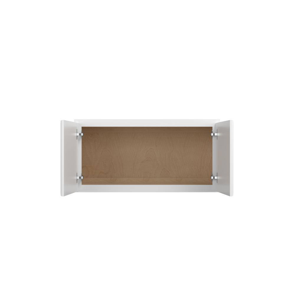 Norfolk Assembled 30 in. W x 15 in. H x 12 in. D Plywood Wall Cabinet in Painted White