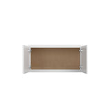 Norfolk Assembled 30 in. W x 15 in. H x 12 in. D Plywood Wall Cabinet in Painted White