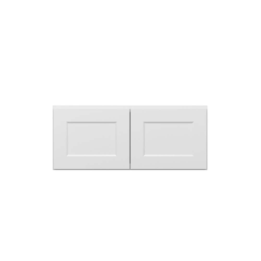 Norfolk Assembled 36 in. W x 15 in. H x 24 in. D Plywood Wall Cabinet in Painted White