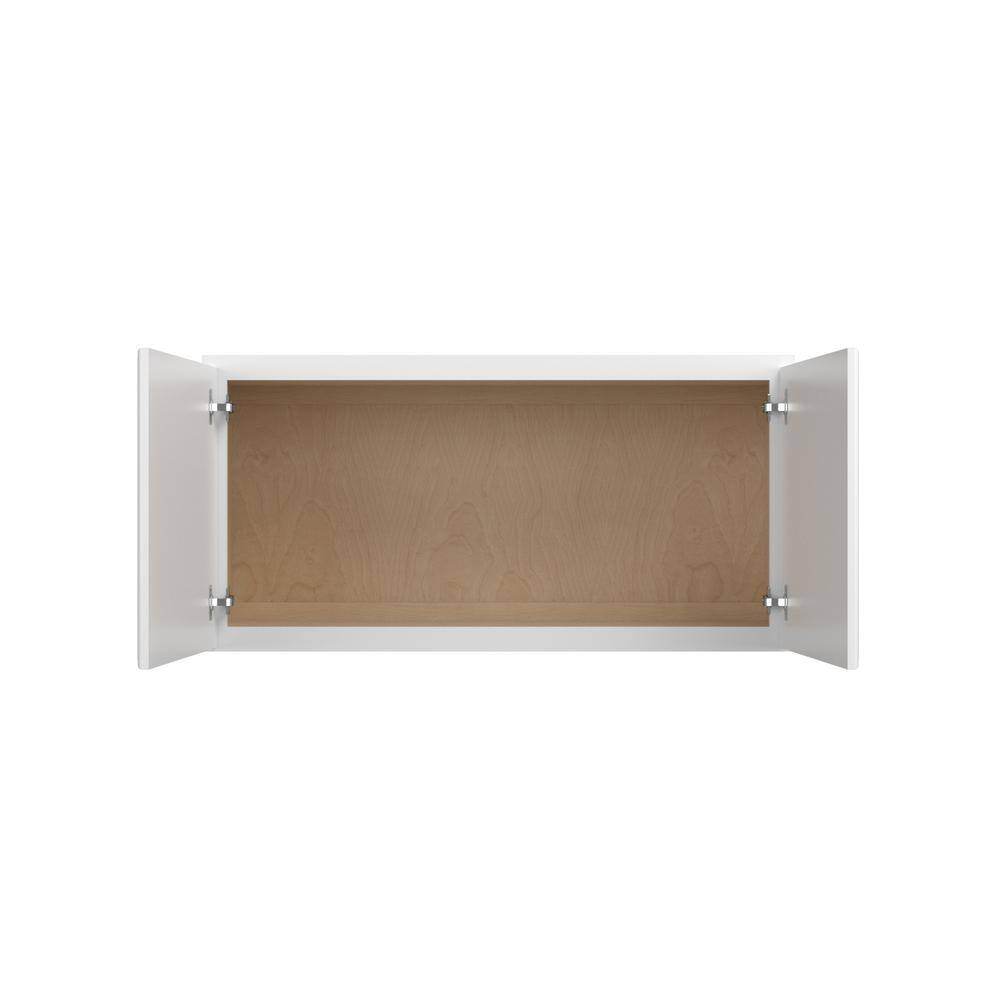 Norfolk Assembled 36 in. W x 18 in. H x 12 in. D Plywood Wall Cabinet in Painted White