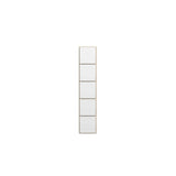 Norfolk Assembled 6 in. W x 30 in. H x 12 in. D Plywood Wall Wine Cabinet in Painted White