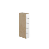 Norfolk Assembled 6 in. W x 30 in. H x 12 in. D Plywood Wall Wine Cabinet in Painted White