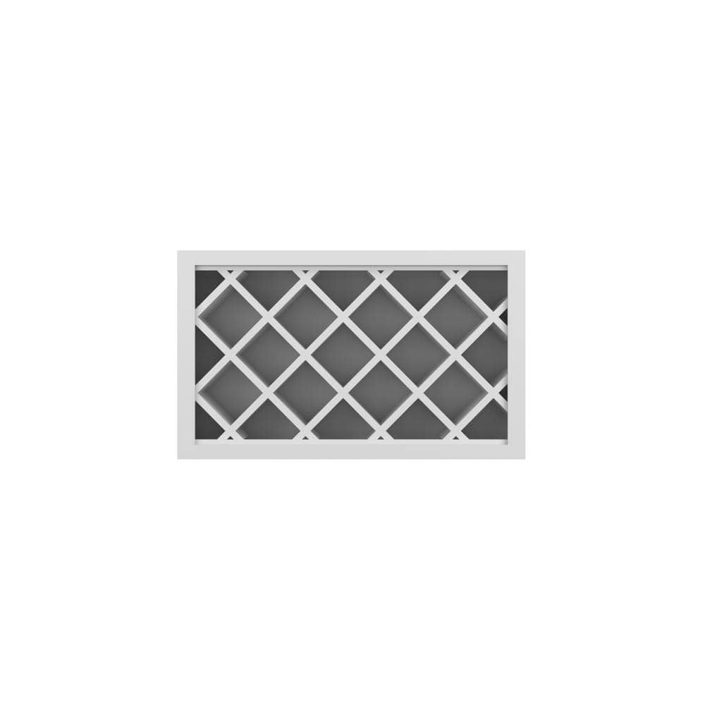 Norfolk Assembled 30 in. W x 18 in. H x 12 in. D Plywood Wall Wine Cabinet in Painted White