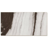 Daltile Rapport Panda Marble Polished 12 in. x 24 in. Glazed Porcelain Floor and Wall Tile (17.1 sq. ft./Case)