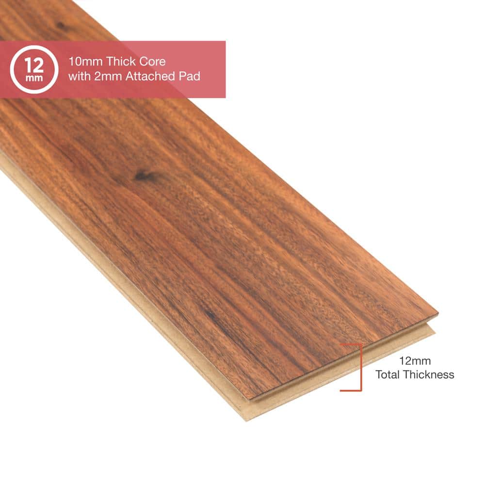 Pergo Outlast+ Paradise Jatoba 12 mm T x 5.2 in. W Waterproof Laminate Wood Flooring (13.74 sqft/case)