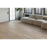 ACQUA FLOORS Parker Oak 1/4 in. T x 5 in. W Click Lock Wire Brushed Engineered Hardwood Flooring (16.68 sq.ft./case)