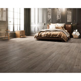 ACQUA FLOORS Parker Oak 1/4 in. T x 5 in. W Click Lock Wire Brushed Engineered Hardwood Flooring (16.68 sq.ft./case)