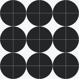 Stacy Garcia Maddox Deco Charcoal Black 8x8 Matte Porcelain Tile