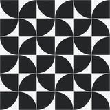 Stacy Garcia Maddox Deco Charcoal Black 8x8 Matte Porcelain Tile