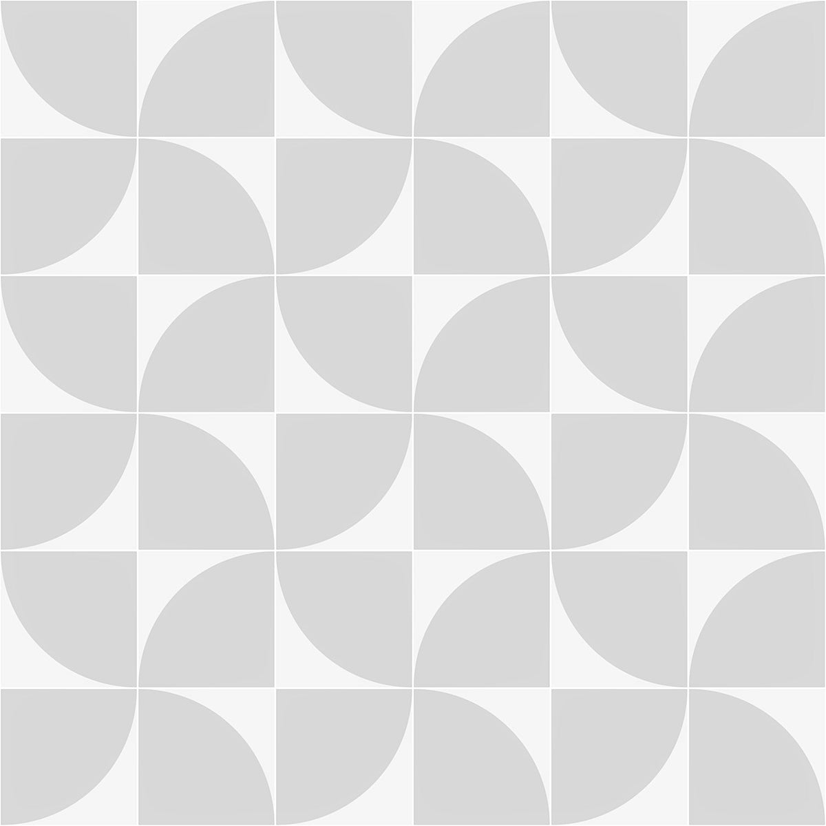 Stacy Garcia Maddox Deco Cool Gray 8x8 Matte Porcelain Tile