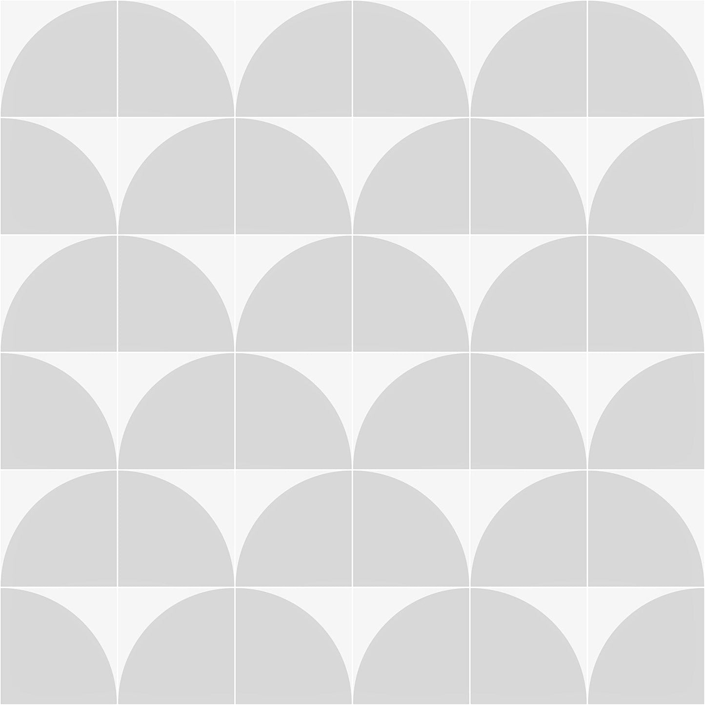 Stacy Garcia Maddox Deco Cool Gray 8x8 Matte Porcelain Tile