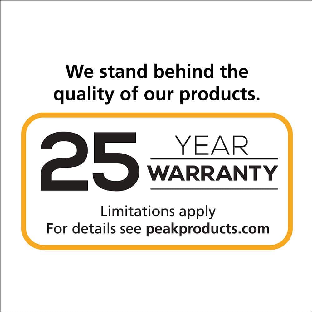 Peak Aluminum Railing 6 ft. Aluminum Deck Railing Stair Kit with Wide Pickets in White for 36 in. high system