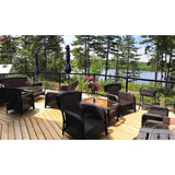Peak Aluminum Railing 42 in. H x 4 in. W Black Aluminum Deck Railing Corner Post