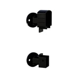 Peak Aluminum Railing 6 in. W Black Aluminum Deck Railing Universal Connector for 42 in. high system
