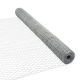 PEAK 50 ft. L x 48 in. H Galvanized Steel Hexagonal Wire Netting with 1 in. x 1 in. Mesh Size Garden Fence