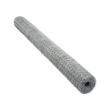 PEAK 50 ft. L x 48 in. H Galvanized Steel Hexagonal Wire Netting with 1 in. x 1 in. Mesh Size Garden Fence